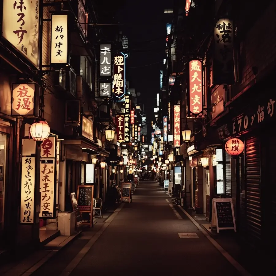 东京午夜·街巷 视觉专区